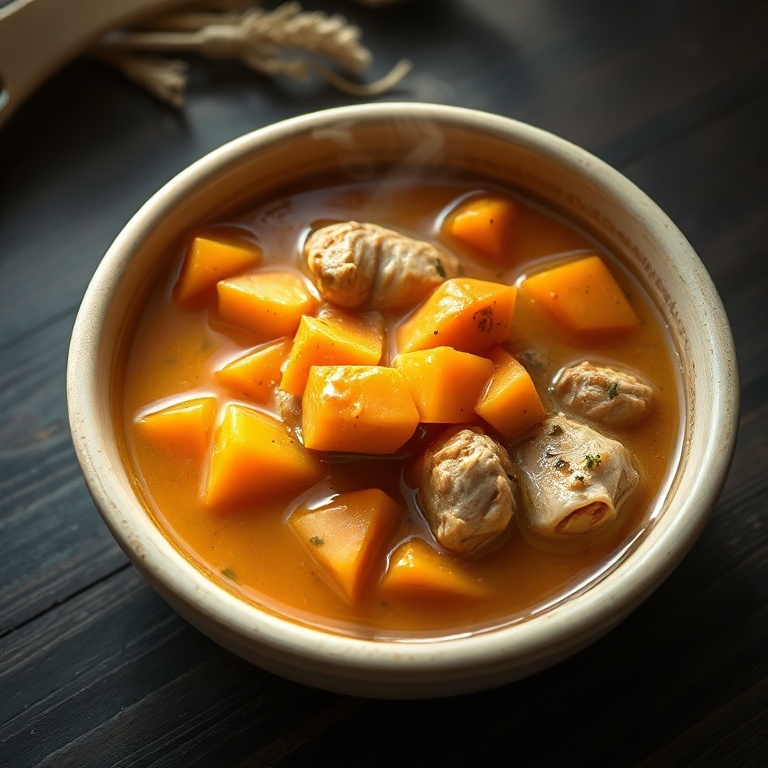 slow cooker chicken and sweet potato stew