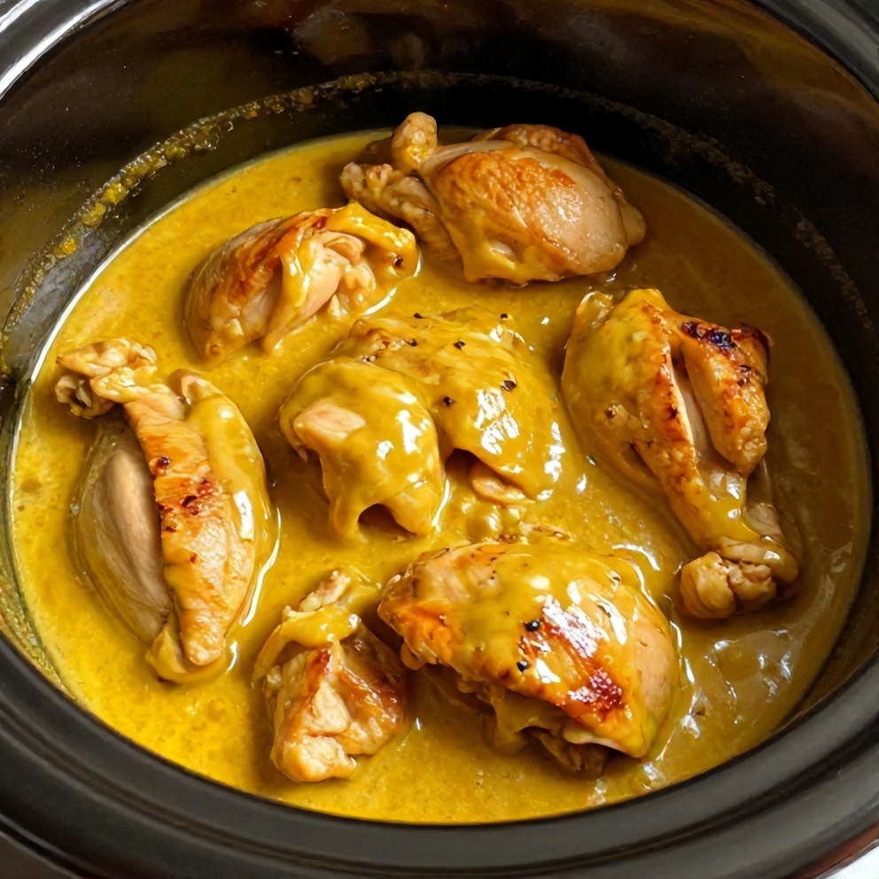 slow cooker honey mustard chicken