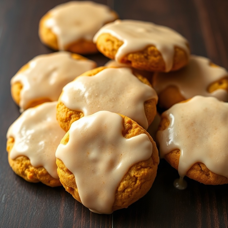 Soft Pumpkin Spice Cookies