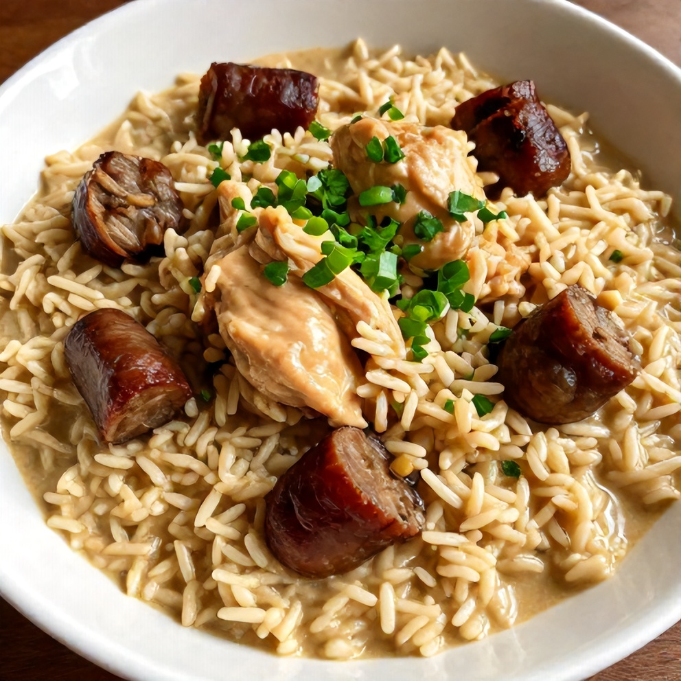 Plated Southern Chicken Bog