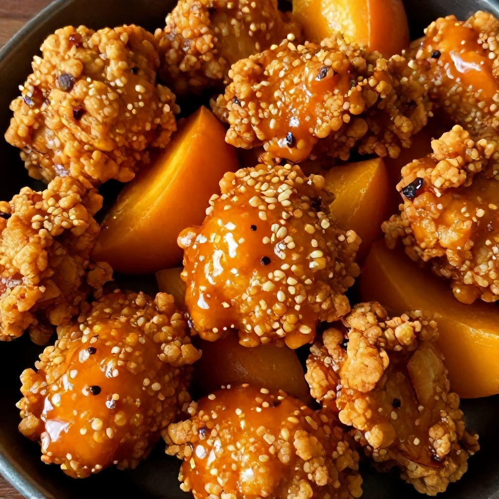 Spicy Jalapeño Peach Chicken