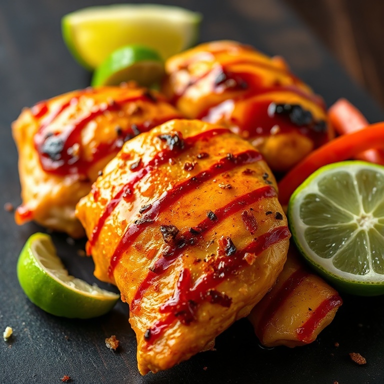 Sweet Chili Coconut Lime Grilled Chicken