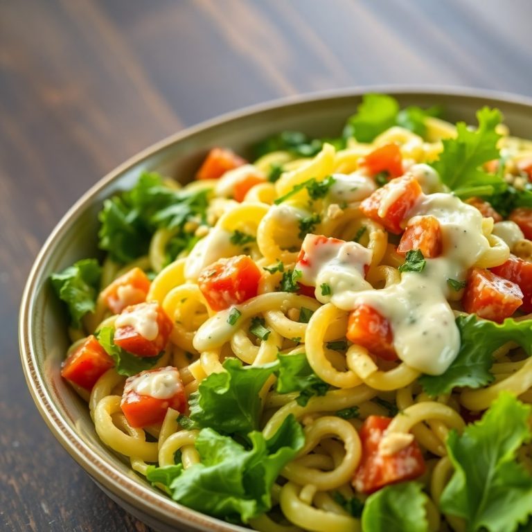20-minute green goddess pasta salad