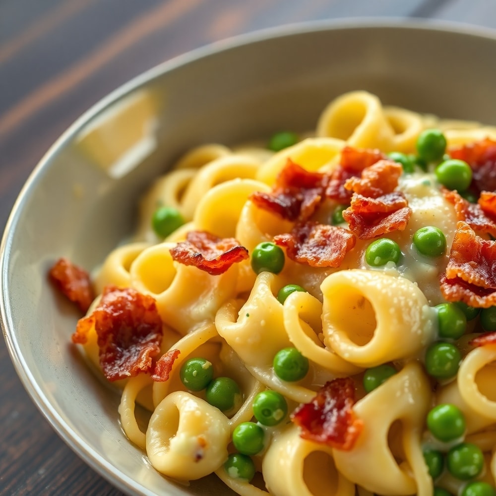 30-minute tortellini carbonara