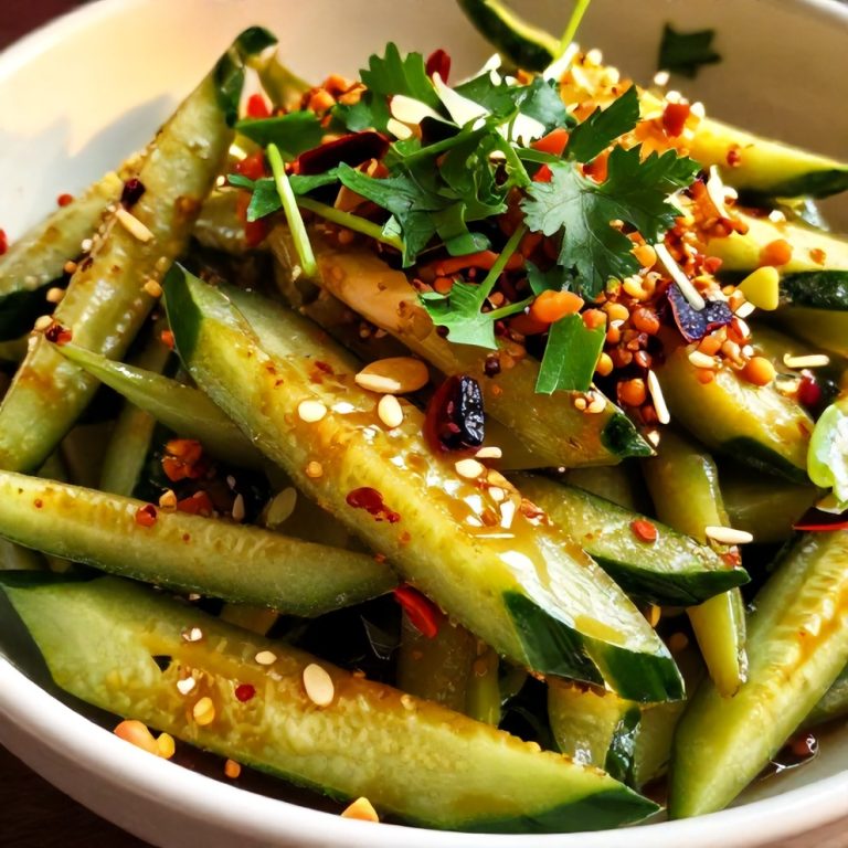 Asian Spicy Cucumber Salad
