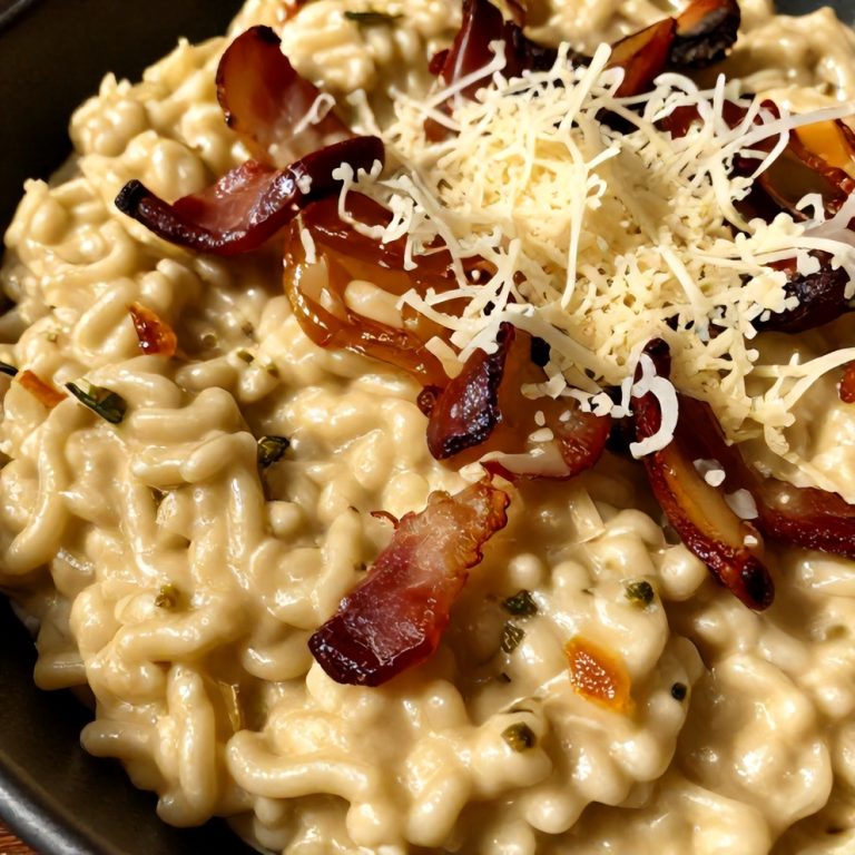 bacon parmesan risotto