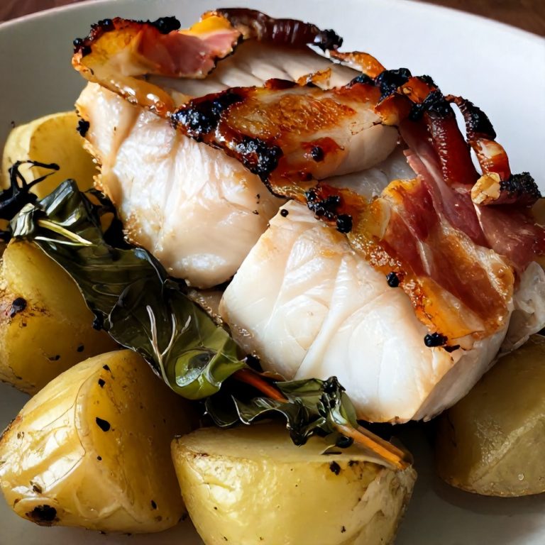 Bacon Wrapped Monkfish