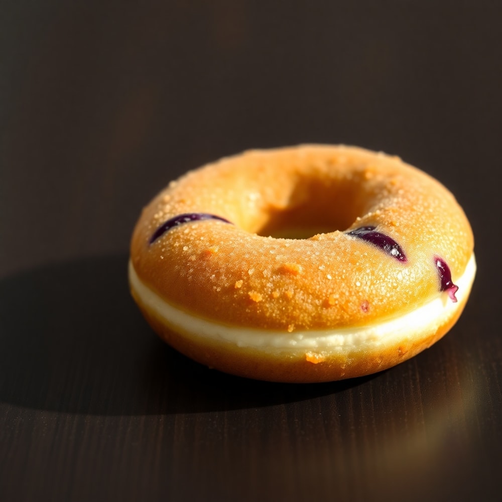 Blueberry Cake Donuts