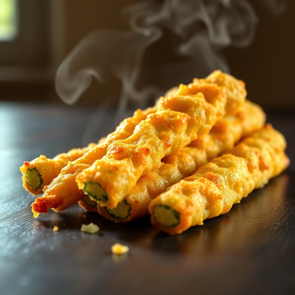 Cheesy Zucchini Breadsticks