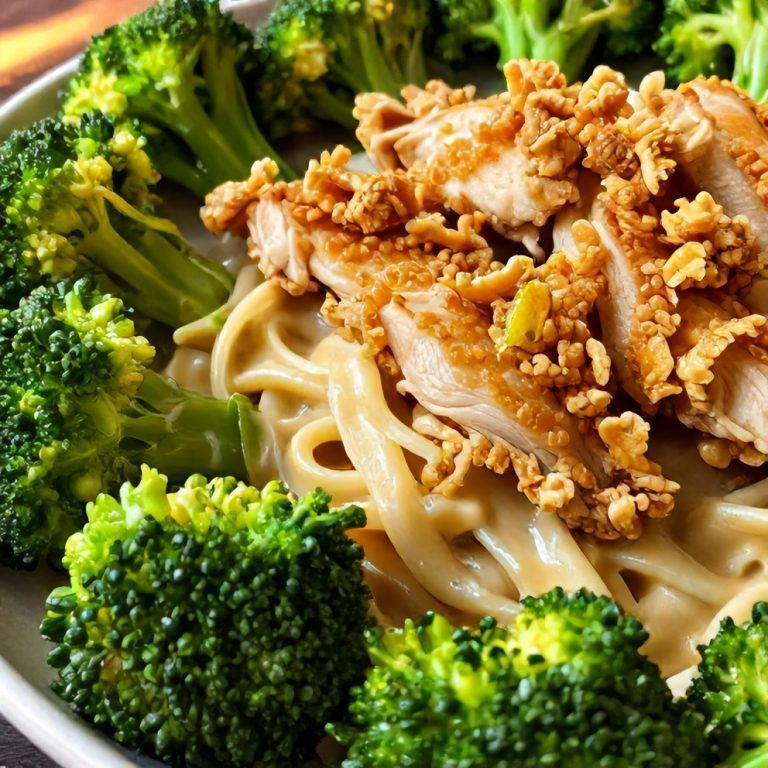 Cowboy Butter Lemon Bowtie Chicken with Broccoli