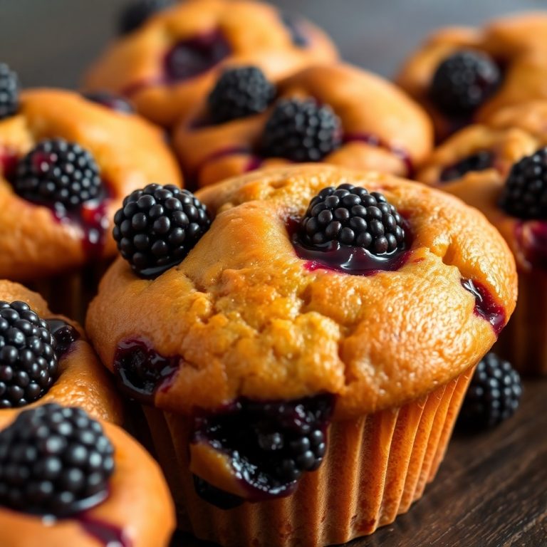 blackberry muffins