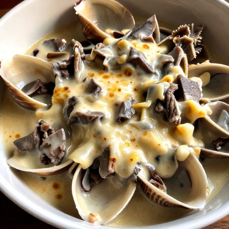 creamy beef and shells