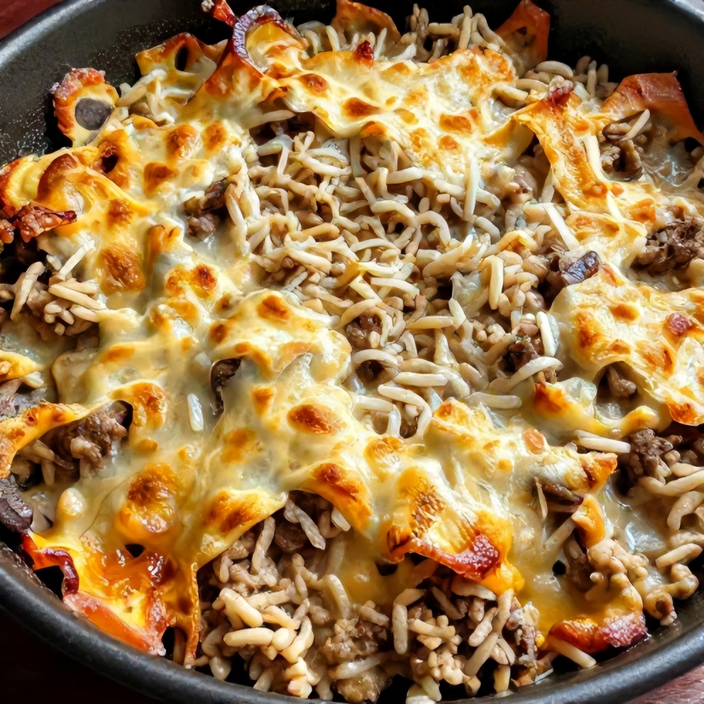 ground beef rice casserole