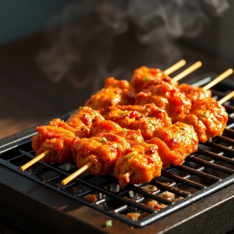 Bang Bang Chicken Skewers