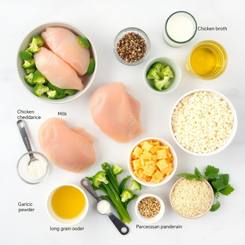 Chicken broccoli rice casserole ingredients