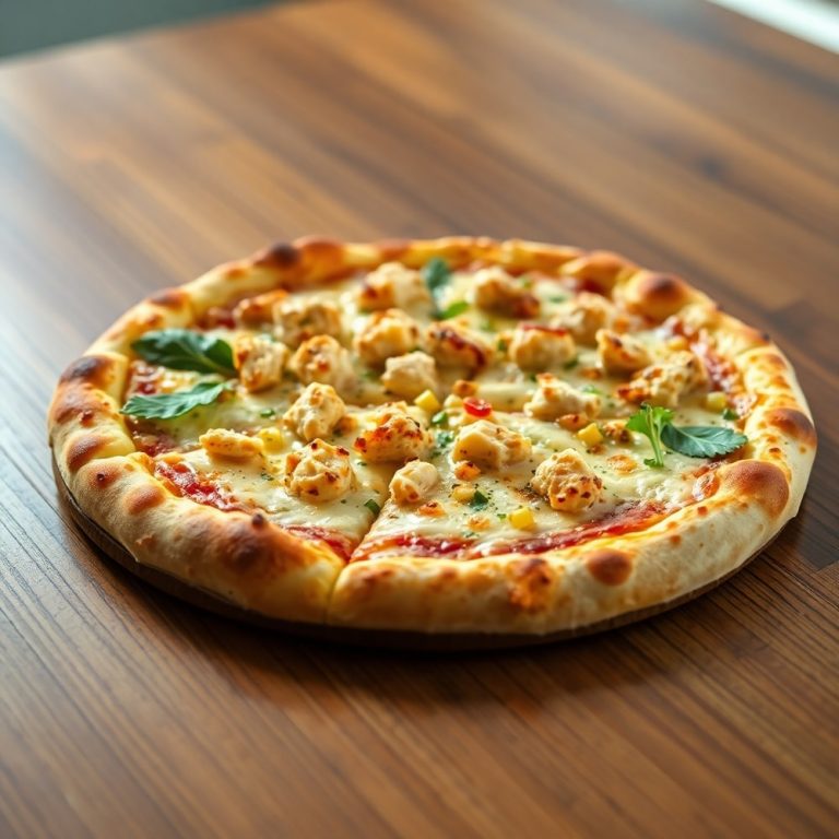 Chicken Caesar Salad Pizza