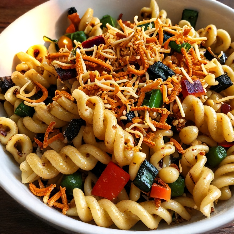 cowboy caviar pasta salad