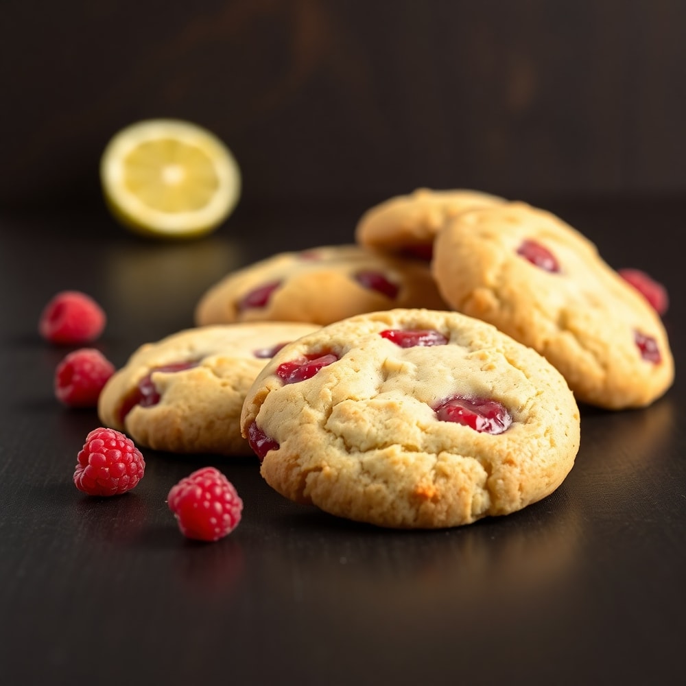 Raspberry Lemon Cookies
