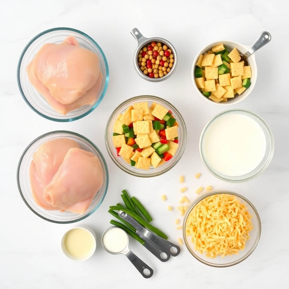 Ritz Cracker Chicken Casserole Ingredients