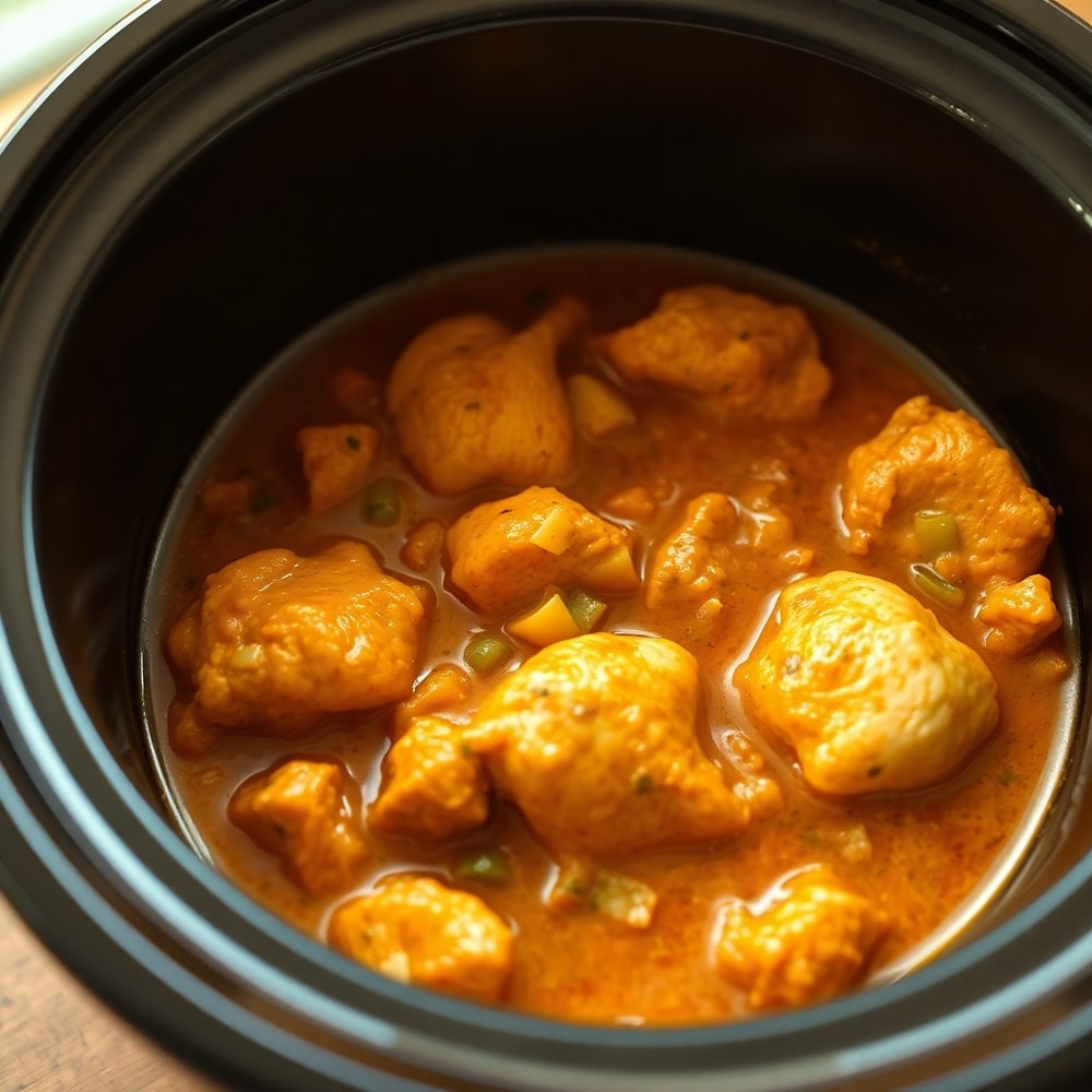 Crockpot Cajun Butter Chicken