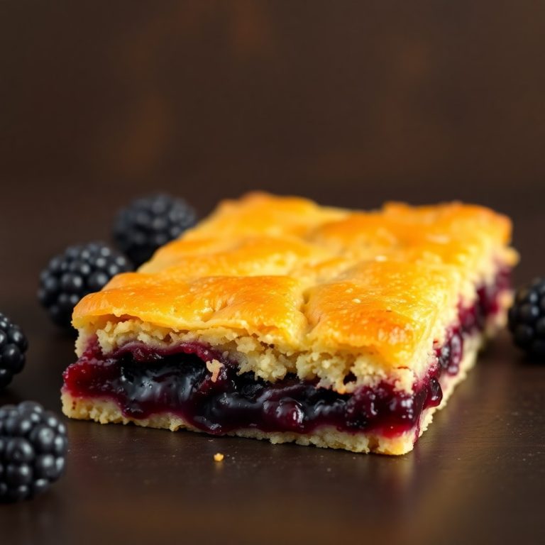 Easy Blackberry Cobbler Bars