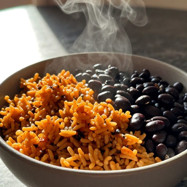 Easy Cajun Sweet Potato Rice Bowl