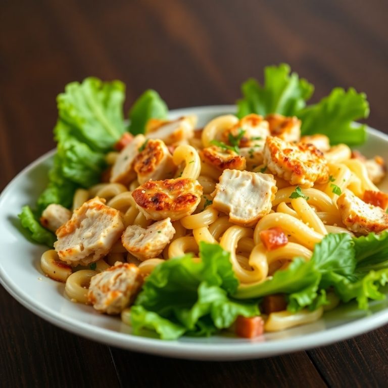 Chicken Caesar Pasta Salad