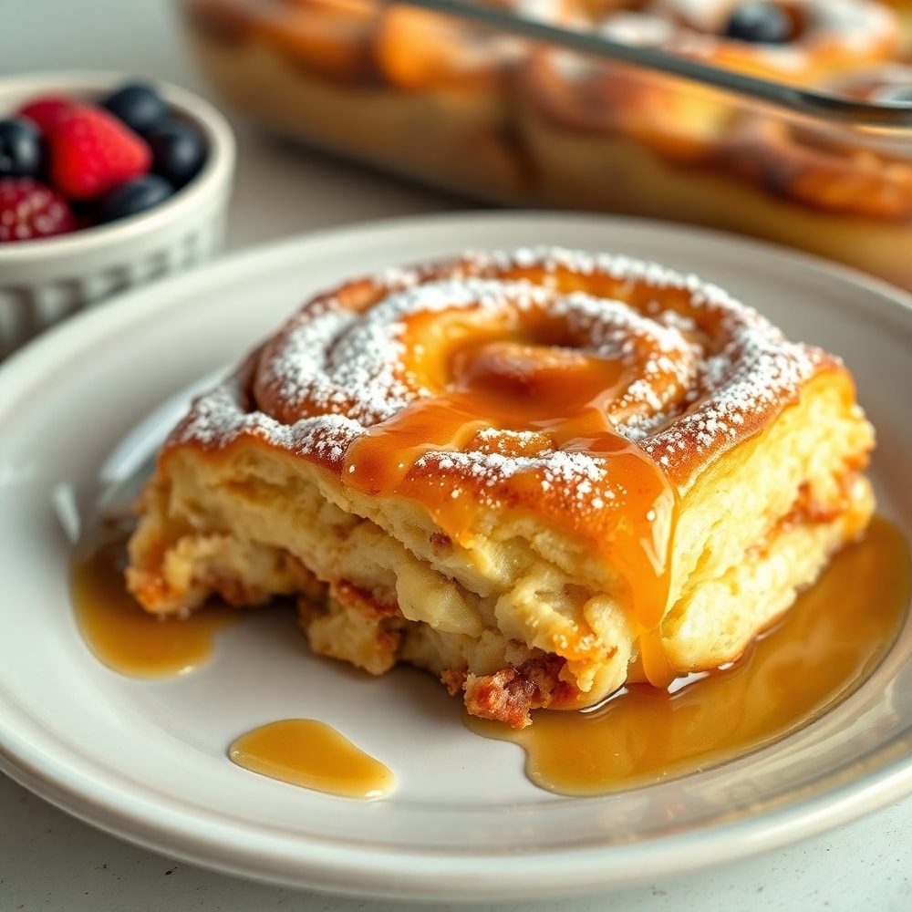 Easy Cinnamon Roll Casserole - Golden, Gooey, Perfectly Baked