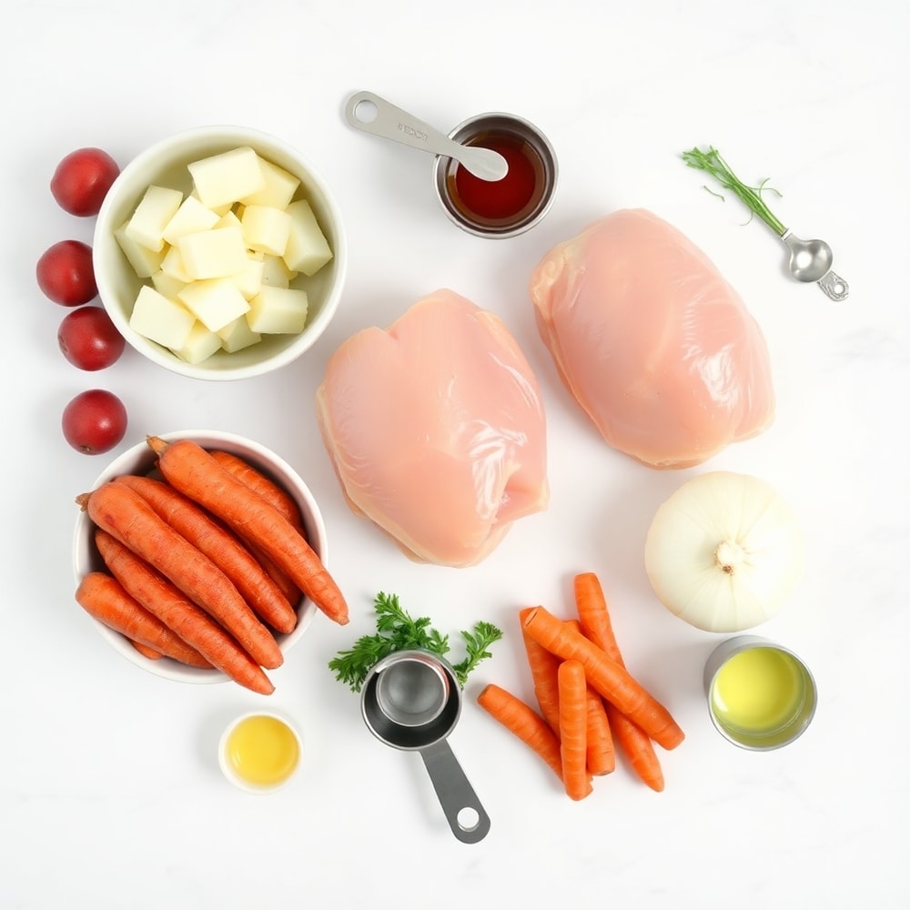Crockpot Garlic Herb Chicken Ingredients