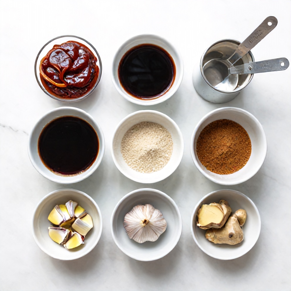 Korean Gochujang Noodles Ingredients