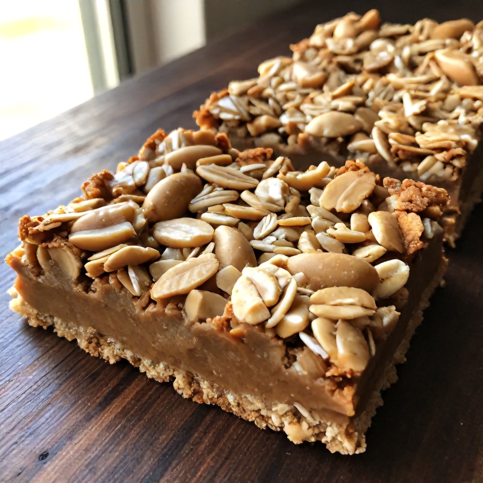 Easy No-Bake Peanut Butter Oat Bars
