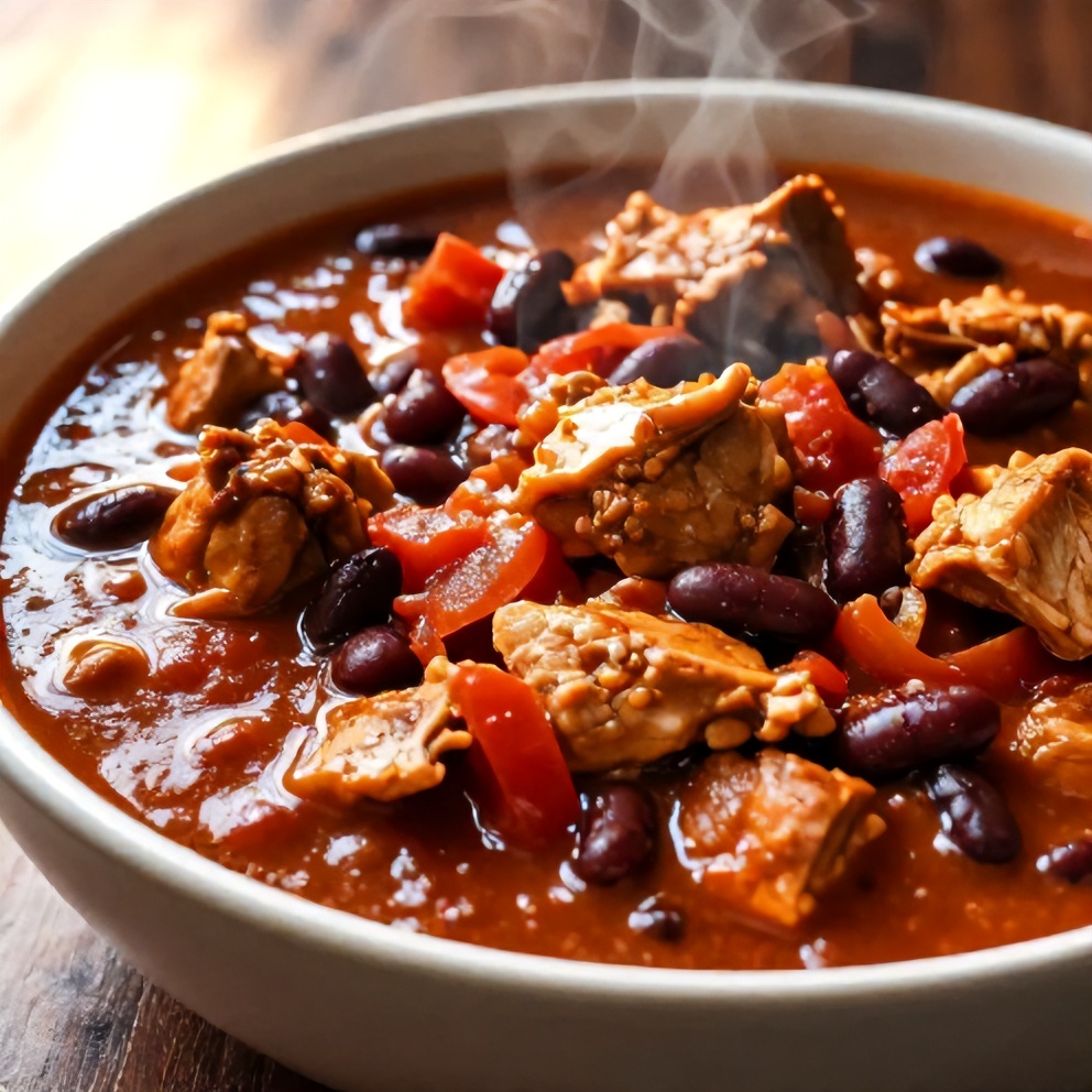 Easy Slow Cooker Buffalo Chicken Chili