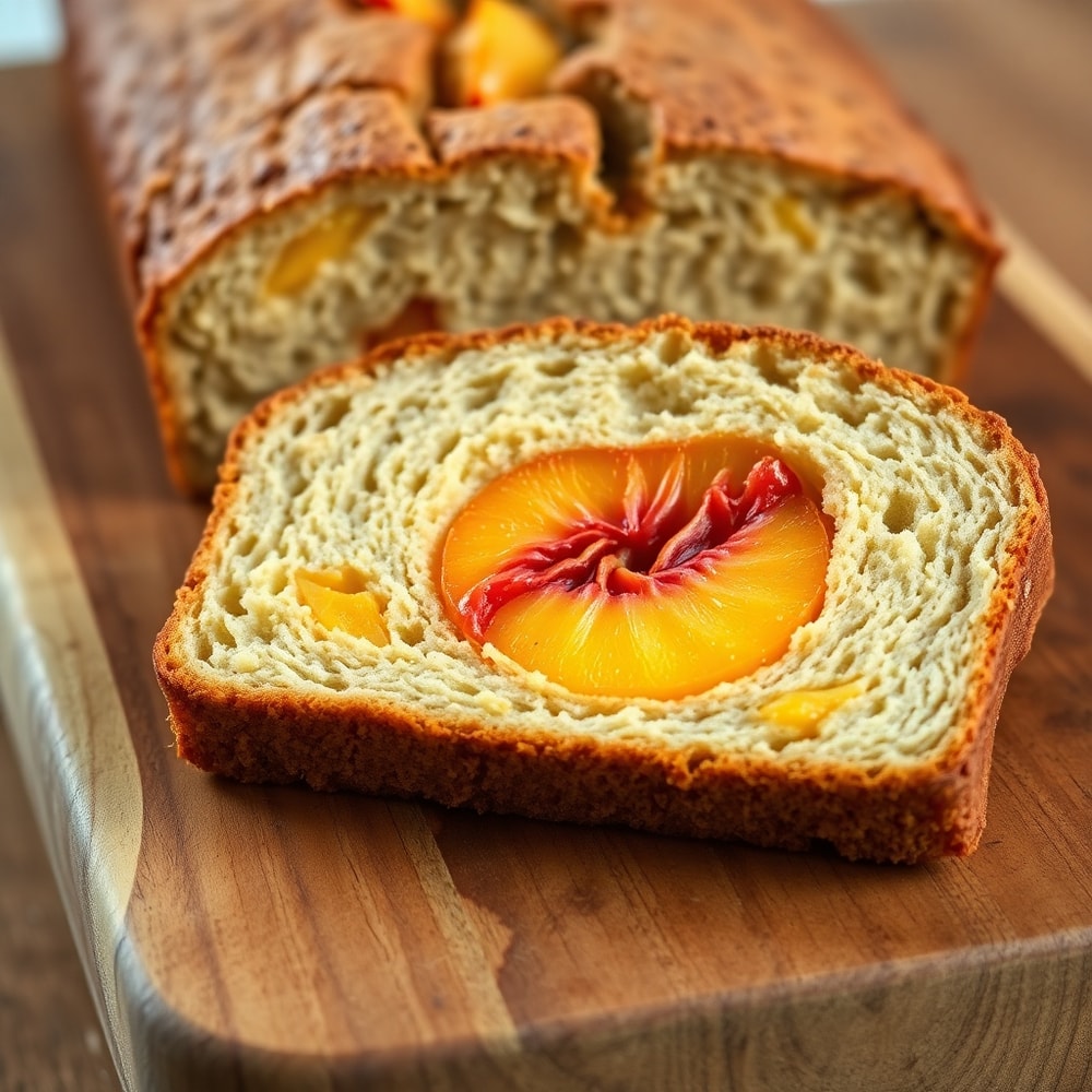 Easy Spiced Peach Bread
