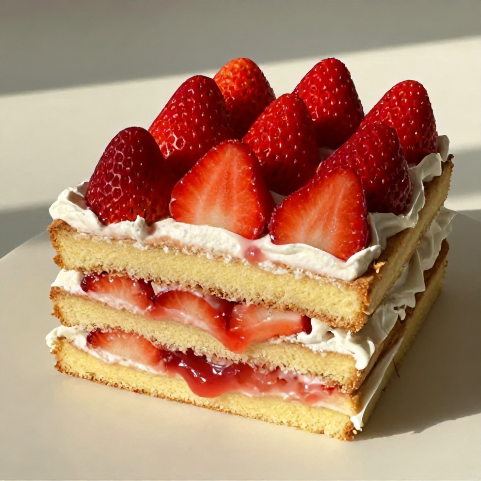 Easy Strawberry Earthquake Cake