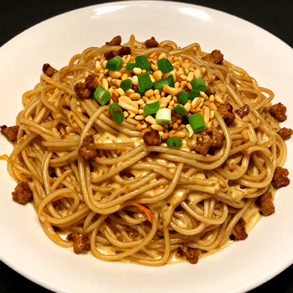 Easy Szechuan Noodles Ready to Serve