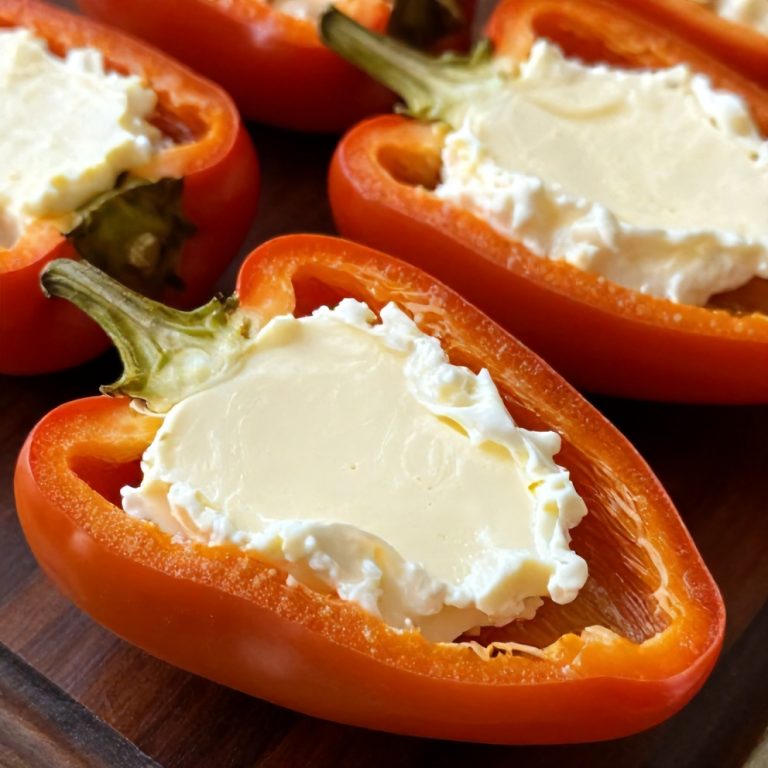 goat cheese stuffed mini peppers