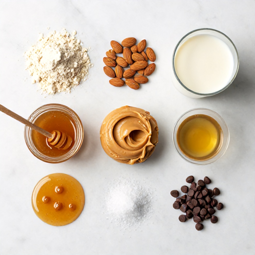 Healthy Edible Protein Cookie Dough Ingredients