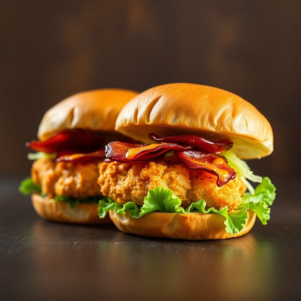 Honey Mustard BLT Chicken Sliders