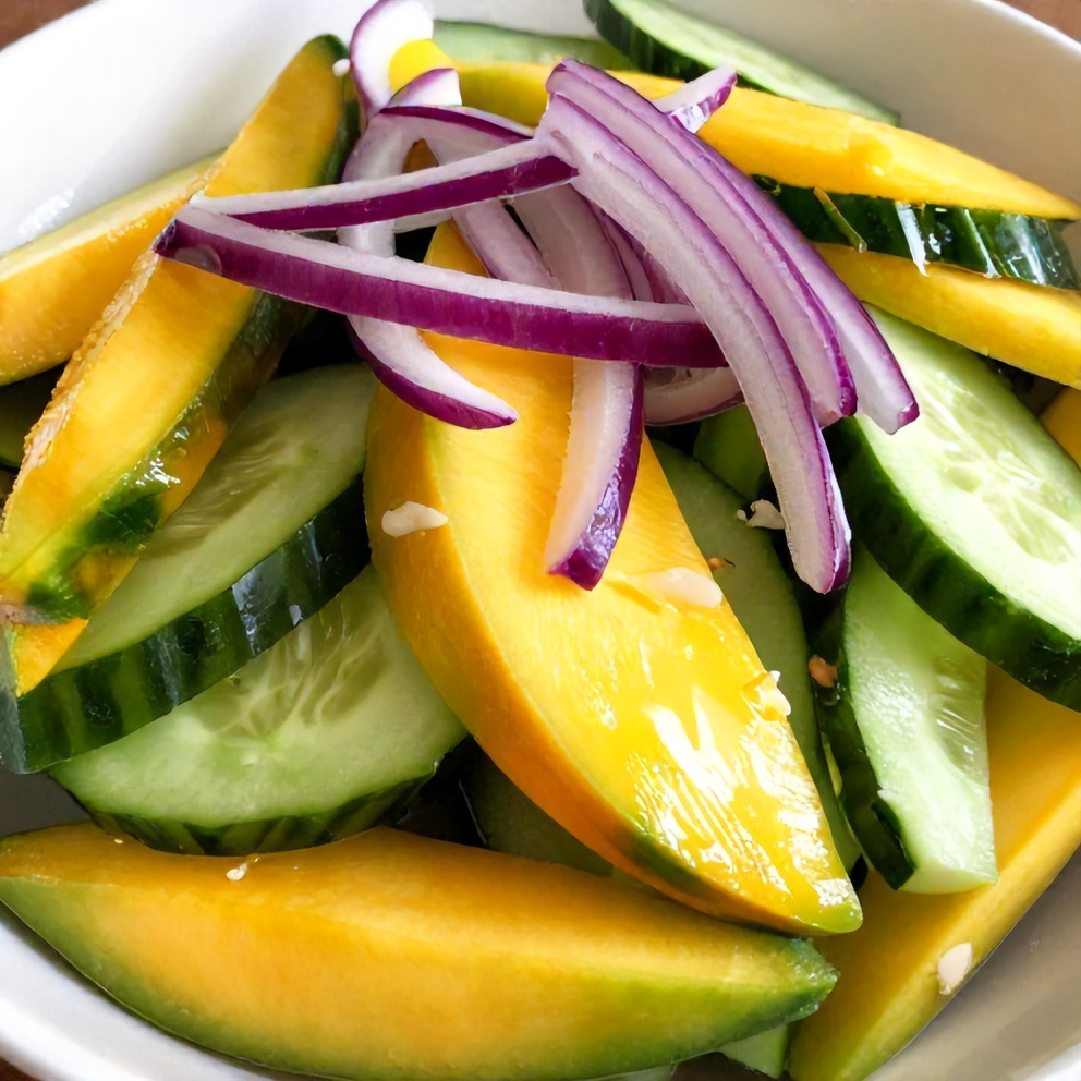 Mango Cucumber Salad