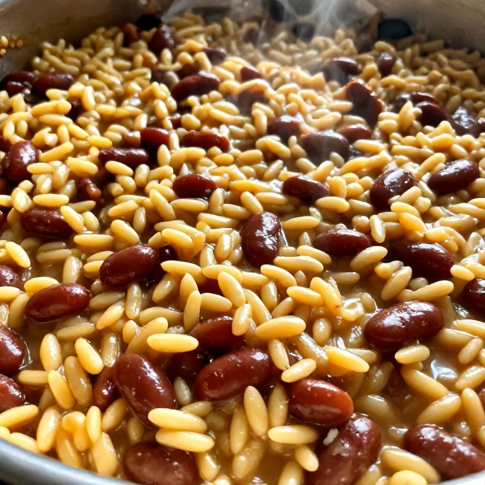 Mediterranean Orzo and Beans One-Pot Dinner
