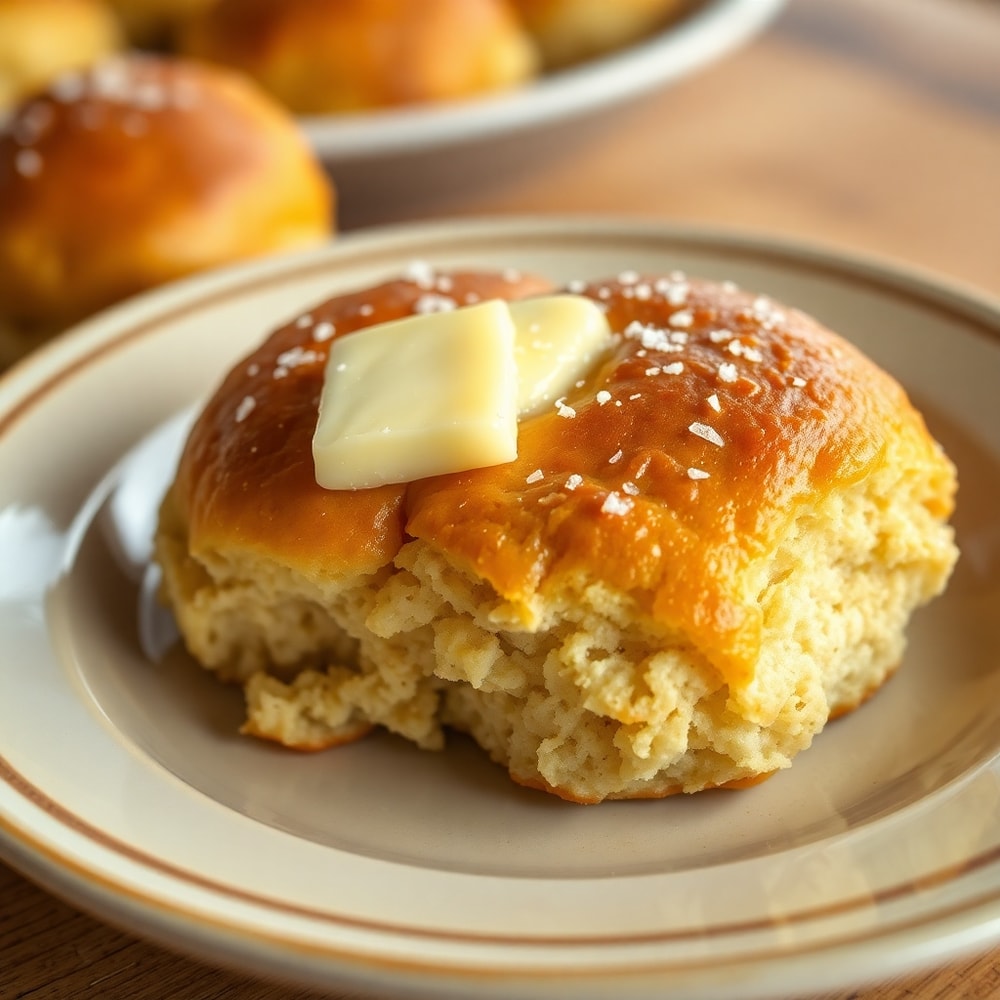 Oatmeal Molasses Rolls ready to serve