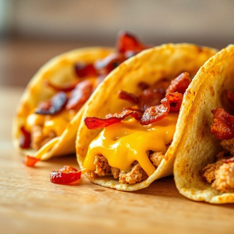 oven baked chicken bacon ranch tacos