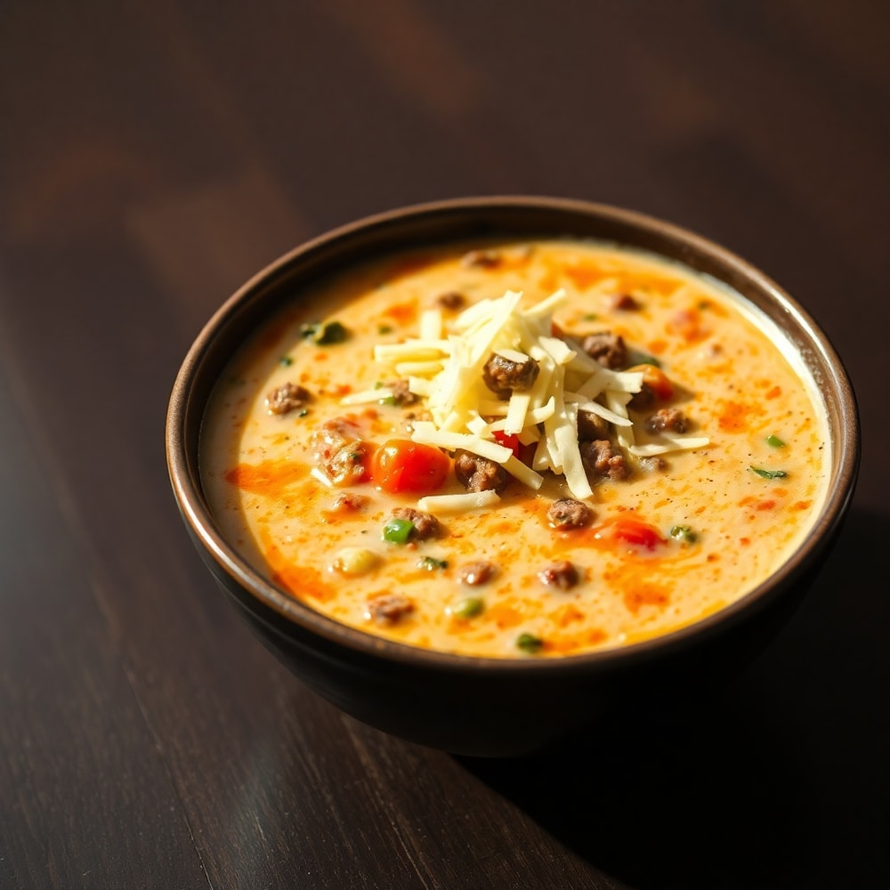 Paleo Pizza Soup
