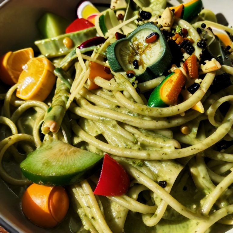Pesto Pasta with Summer Vegetables