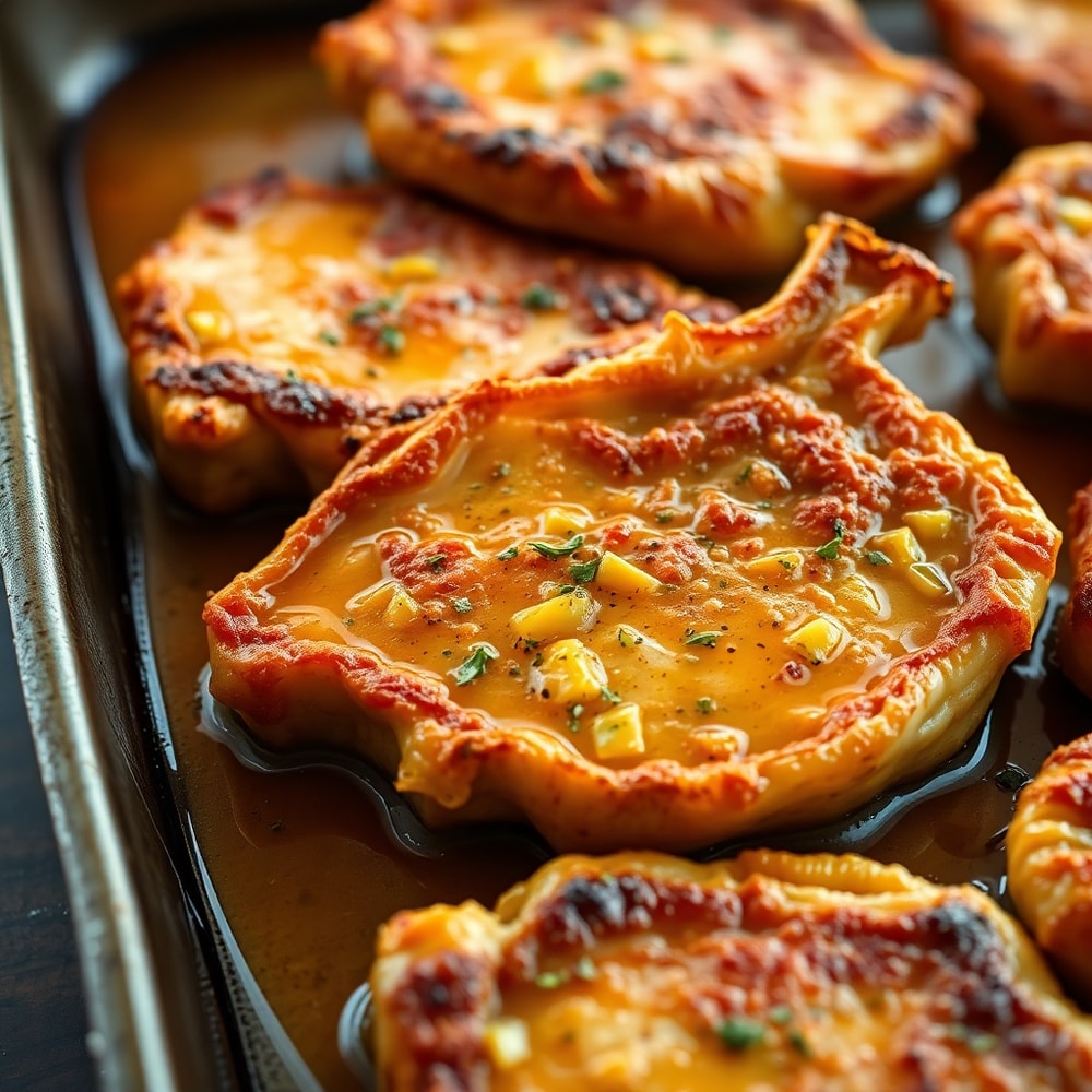 Sheet Pan Lemon Garlic Pork Chops