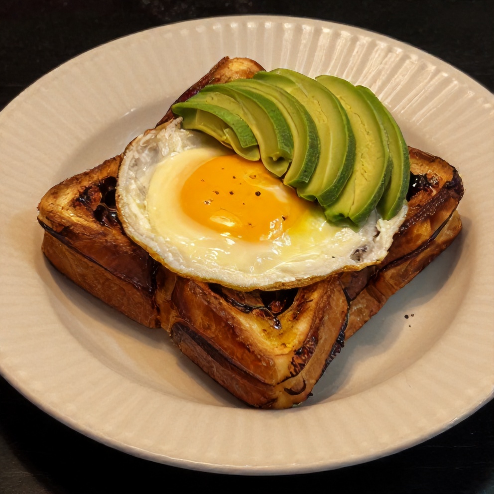 Plated Smoked Beef French Toast Roll-Ups