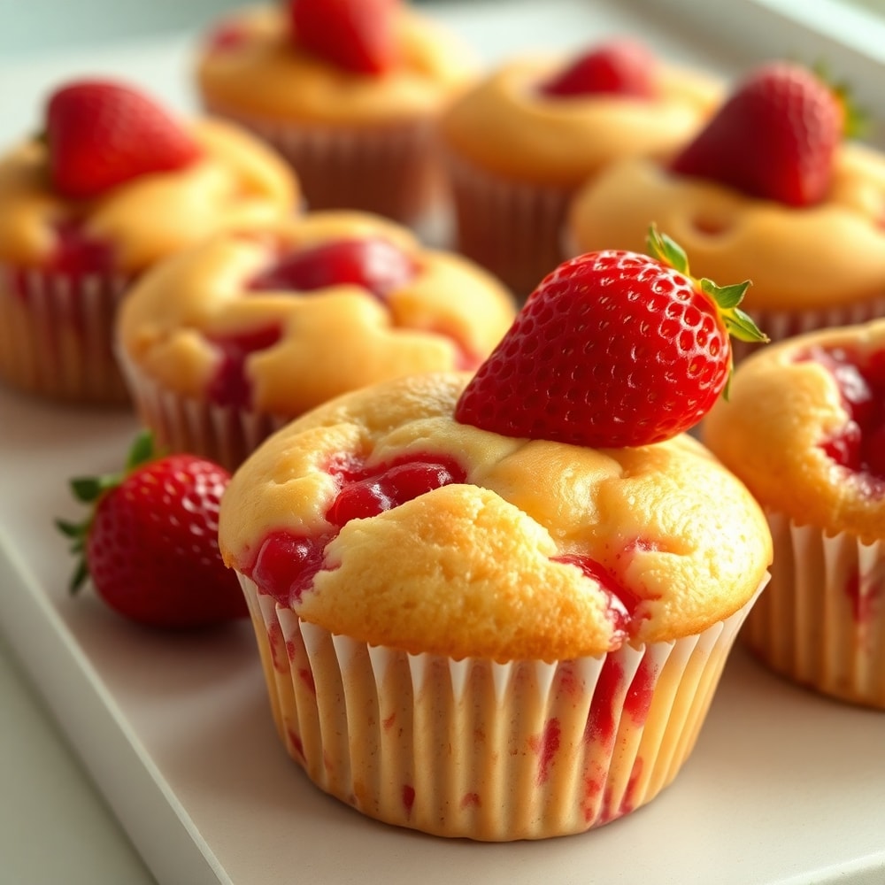 Strawberry Shortcake Muffins Recipe
